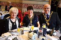 Mayor and Mayoress with Vera Hurst of Age UK